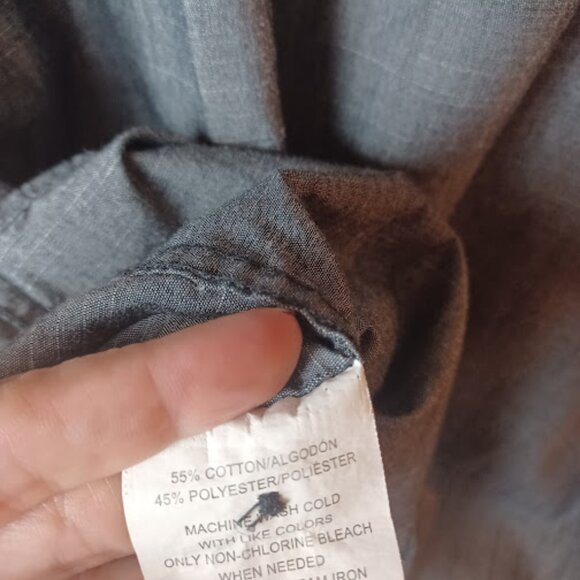 Men's Beverly Hills Polo Club Short Sleeved Button Down Shirt - Picture 5 of 6